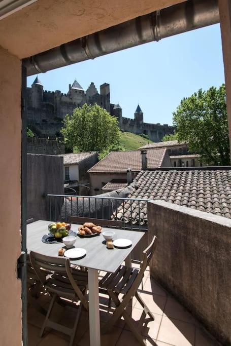 Le Saint Gimer - Vue Sur La Cite Medievale - Climatisation Carcassonne Exterior foto